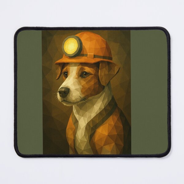 Item preview, Jack the Mine Dog – Coalface Companion designed and sold by GeoWild Designs.