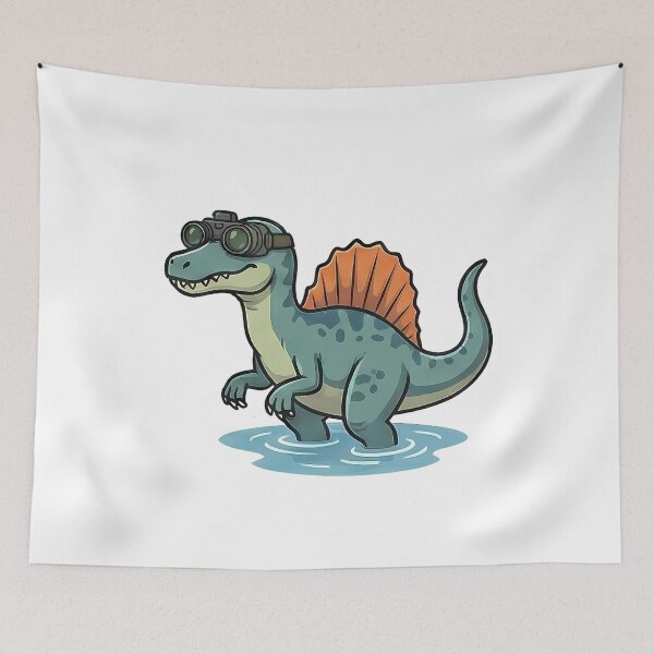 Item preview, Cute Spinosaurus Goggles Dinosaur Water designed and sold by k3rstman1.