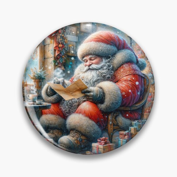 Item preview, Santa Reading Letters designed and sold by M-Y-A-R-T-.