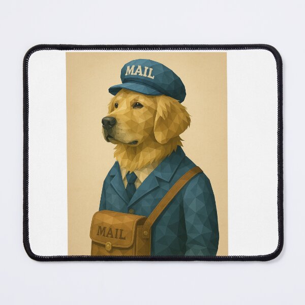 Item preview, Royal Mail Retriever – The Loyal Post Pup designed and sold by GeoWild Designs.