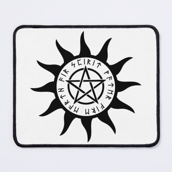 Item preview, Flame Spirit Earth Fire Black Circle Symbol designed and sold by Abstract65.