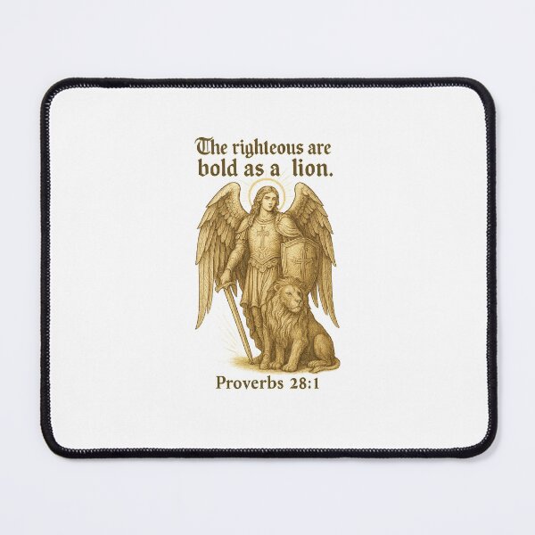 Item preview, The Righteous Are Bold As A Lion designed and sold by ResinandRelics.