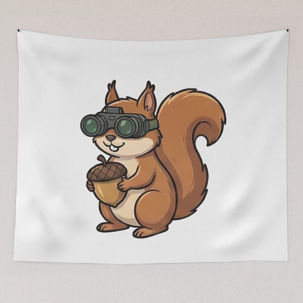 Item preview, Cute Squirrel Binoculars Acorn Forest Explorer designed and sold by k3rstman1.