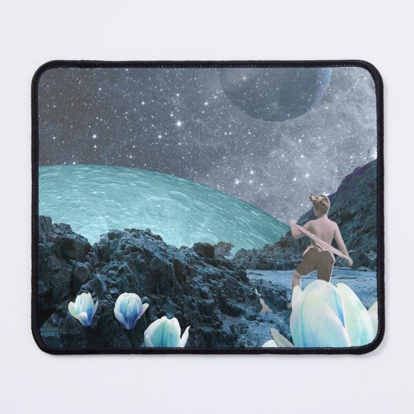 Item preview, Lady in retro space collage designed and sold by helengarvey.