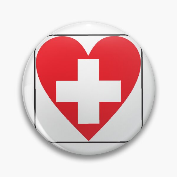 Item preview, Red Heart White Cross Logo designed and sold by Abstract65.