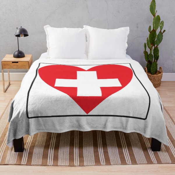 Item preview, Red Heart White Cross Logo designed and sold by Abstract65.