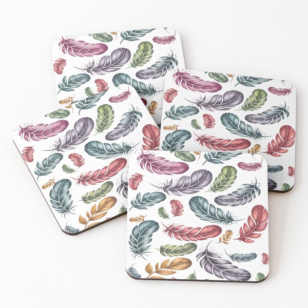 Item preview, Colorful Boho Feathers Collection Nature Art designed and sold by sky11PP.