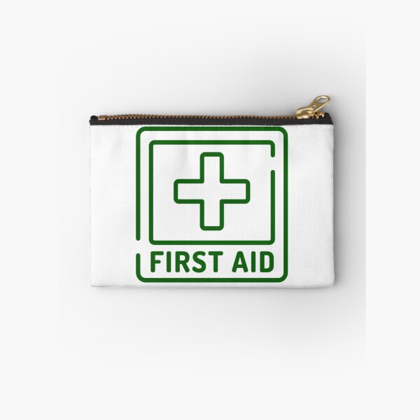 Item preview, First Aid Green Line Square Logo designed and sold by Abstract65.