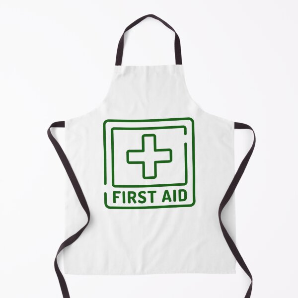 Item preview, First Aid Green Line Square Logo designed and sold by Abstract65.
