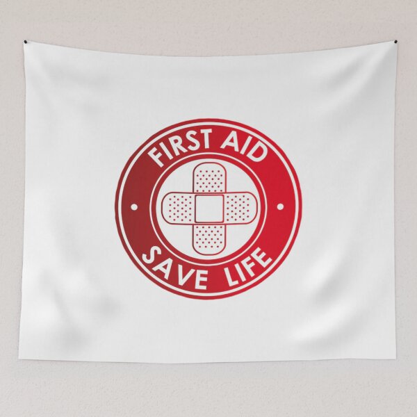 Item preview, First Aid Save Life Plasters Cross Logo designed and sold by Abstract65.