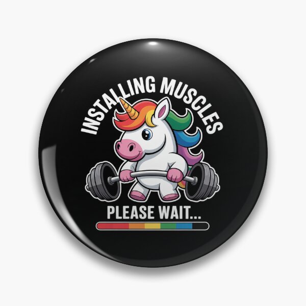 Item preview, Unicorn Gym Workout Installing Muscles Fitness Girl Unicorn designed and sold by RsFilsingerArt.