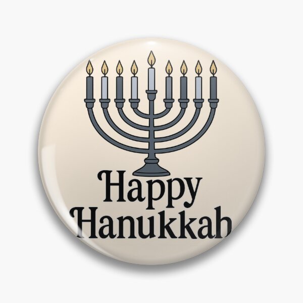 Item preview, Happy Hanukkah Menorah - Classic Chanukah Holiday designed and sold by PunchDrop.