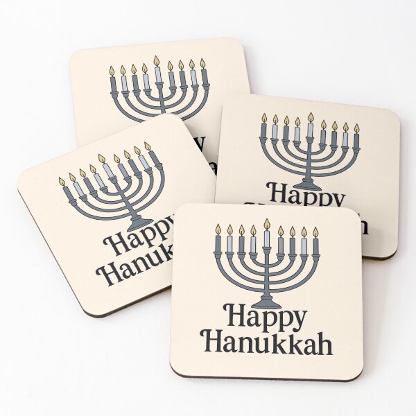 Item preview, Happy Hanukkah Menorah - Classic Chanukah Holiday designed and sold by PunchDrop.
