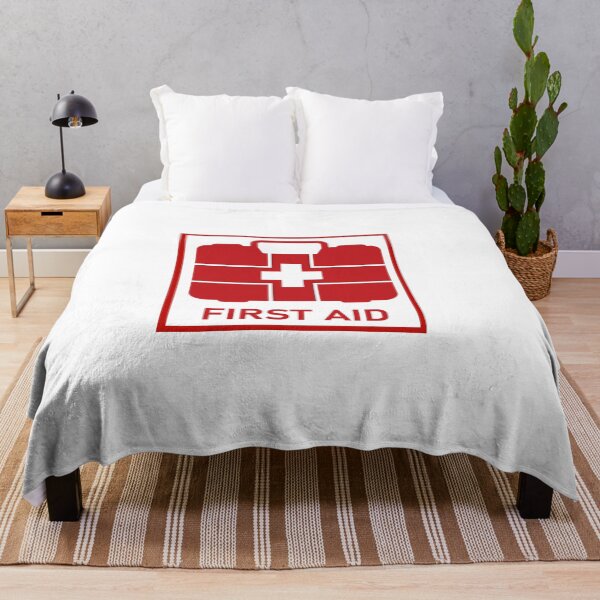 Item preview, Red First Aid Case White Cross Logo designed and sold by Abstract65.