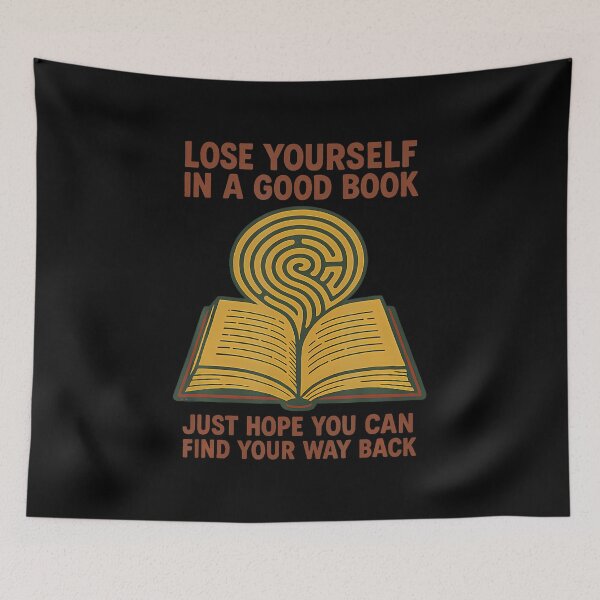 Item preview, Lose Yourself In A Book Funny Book Lover Reading Fantasy designed and sold by CaraRuth.