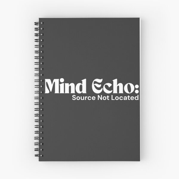Item preview, Mind Echo: Source Not Located (White Edition) – Minimalist Text | Abstract Digital Quote | RETL Style designed and sold by RETL.