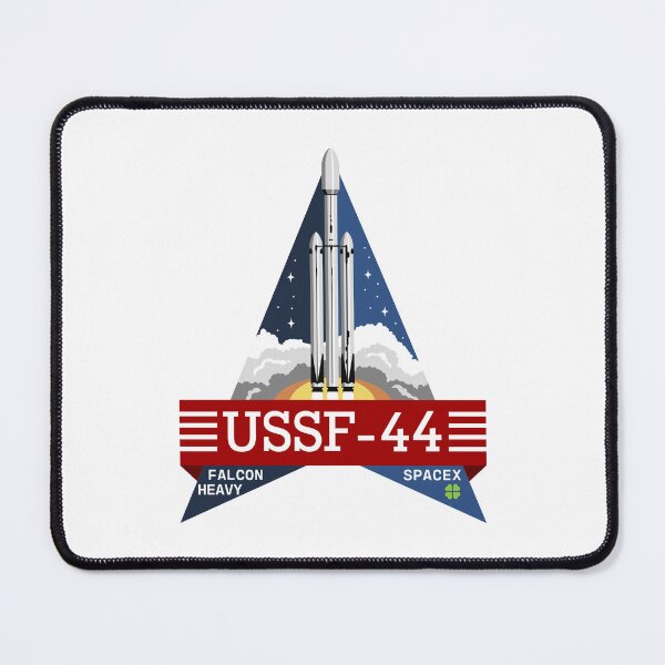 Item preview, SpaceX Falcon Heavy USSF-44 Mission Patch designed and sold by CharlieDesings.