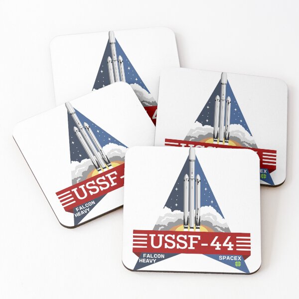 Item preview, SpaceX Falcon Heavy USSF-44 Mission Patch designed and sold by CharlieDesings.