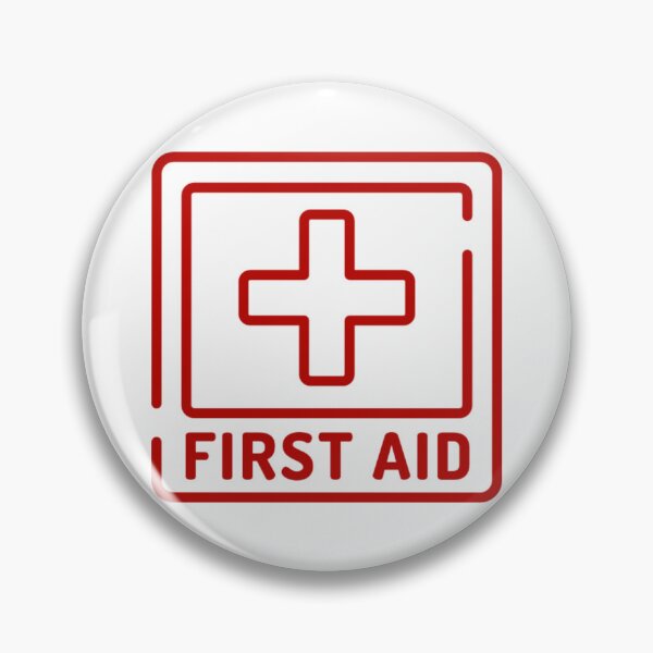 Item preview, First Aid Red Line Square Logo designed and sold by Abstract65.