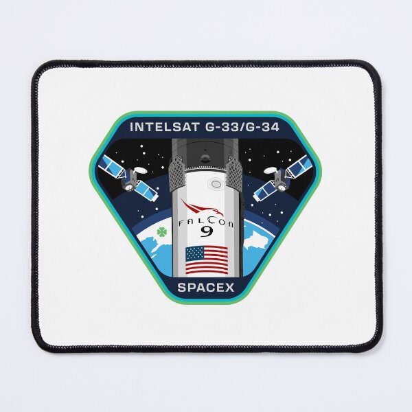 Item preview, SpaceX Intelsat G-33/G-34 Mission Patch designed and sold by CharlieDesings.