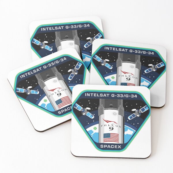 Item preview, SpaceX Intelsat G-33/G-34 Mission Patch designed and sold by CharlieDesings.