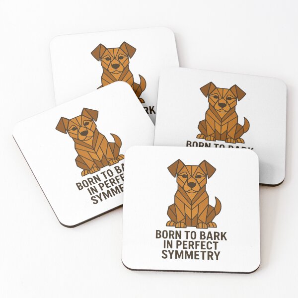 Item preview, Born to Bark in Perfect Symmetry designed and sold by GeoWild Designs.