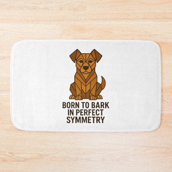 Item preview, Born to Bark in Perfect Symmetry designed and sold by GeoWild Designs.