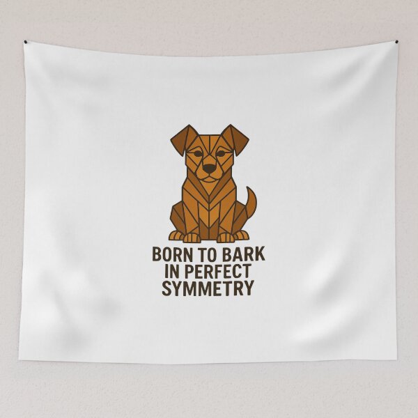 Item preview, Born to Bark in Perfect Symmetry designed and sold by GeoWild Designs.