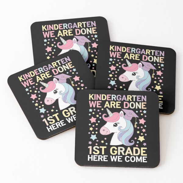Item preview, Unicorn Kindergarten Graduation for Girls Done First Grade designed and sold by RsFilsingerArt.
