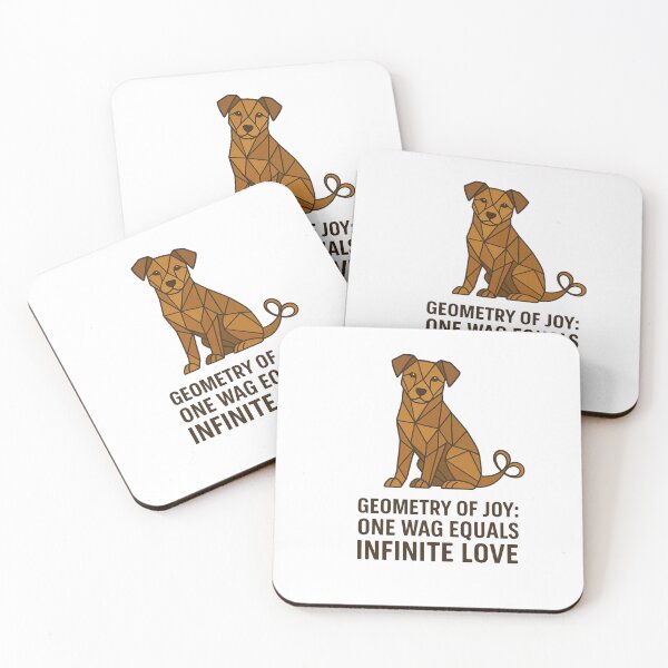 Item preview, Geometry of Joy: One Wag Equals Infinite Love designed and sold by GeoWild Designs.