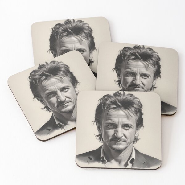 Artikelvorschau, Sean Penn entworfen und verkauft von WorldofCharcoal.