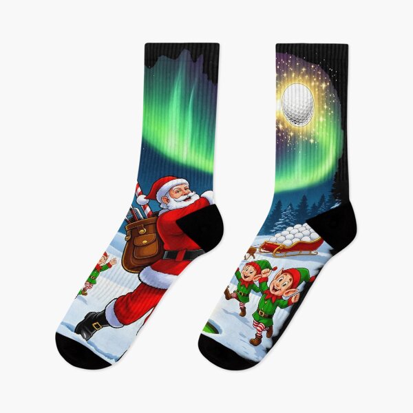 Item preview, Christmas Golf Santa’s Hole-in-One Celebration designed and sold by Uglyandcute.