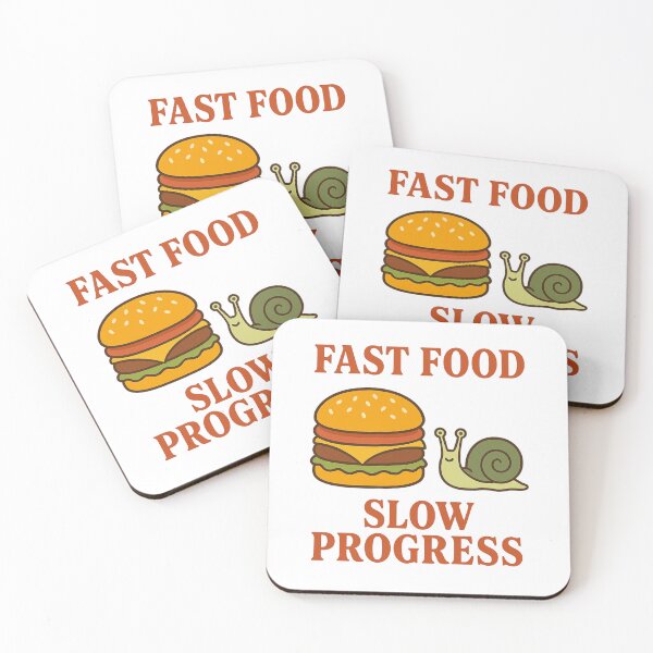 Item preview, Fast Food Slow Progress  designed and sold by Motivive.