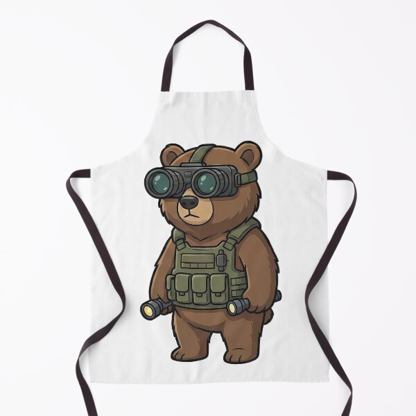 Item preview, Cute Tactical Bear Military Operator Goggles designed and sold by k3rstman1.