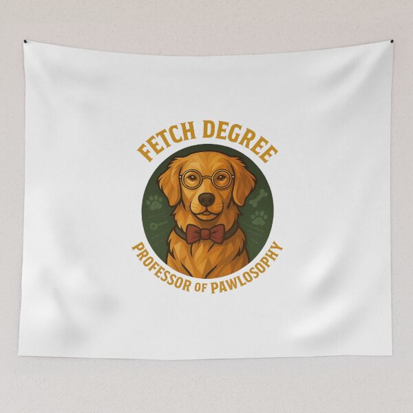 Item preview, Fetch Degree – Professor of Pawlosophy designed and sold by GeoWild Designs.