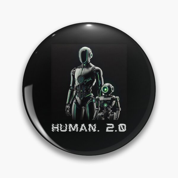 Item preview, humanoid robot art designed and sold by TEEJAMBOREE.