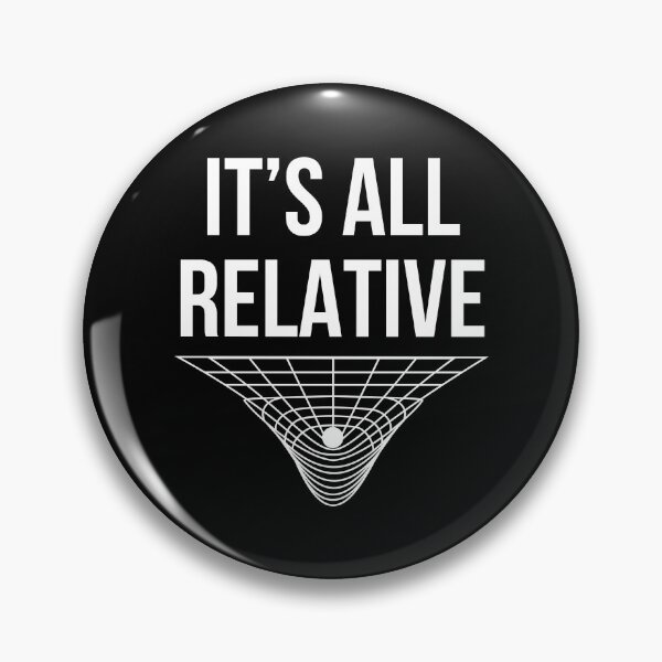 Item preview, Funny Physics T-Shirt | It's All Relative Minimalist Spacetime Art designed and sold by STEAM & DREAM.