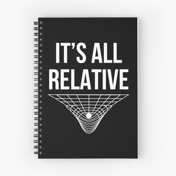 Item preview, Funny Physics T-Shirt | It's All Relative Minimalist Spacetime Art designed and sold by STEAM & DREAM.