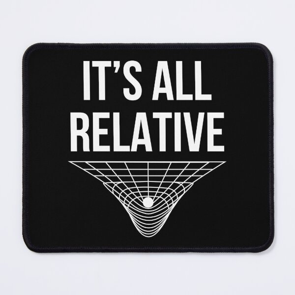 Item preview, Funny Physics T-Shirt | It's All Relative Minimalist Spacetime Art designed and sold by STEAM & DREAM.