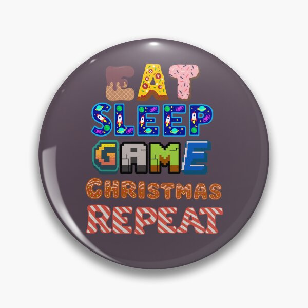 Item preview, Eat, Sleep, Game, Christmas, Repeat designed and sold by RonPaulHappyGamer.