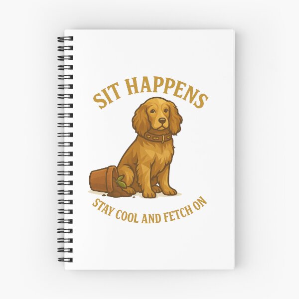 Item preview, Sit Happens – Stay Cool and Fetch On designed and sold by GeoWild Designs.