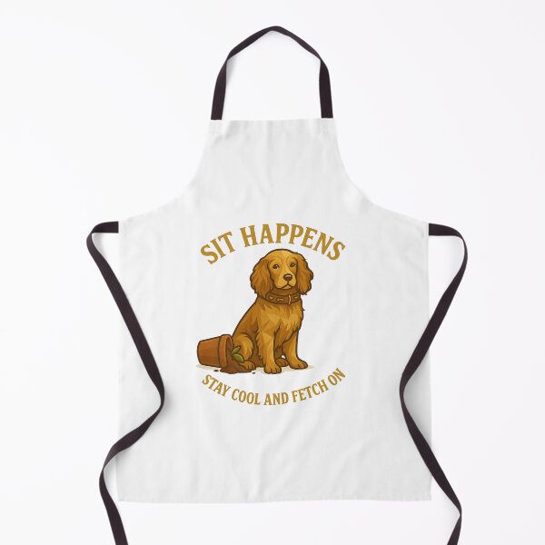 Item preview, Sit Happens – Stay Cool and Fetch On designed and sold by GeoWild Designs.
