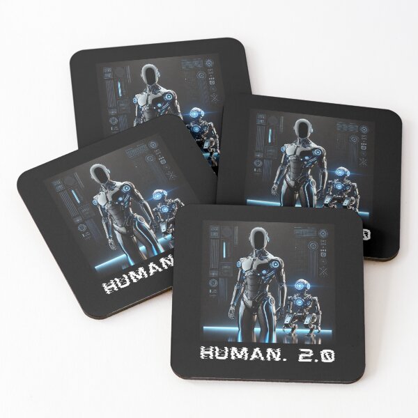 Item preview, humanoid robot art designed and sold by TEEJAMBOREE.