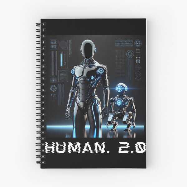 Item preview, humanoid robot art designed and sold by TEEJAMBOREE.