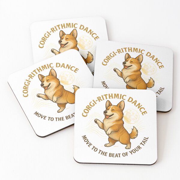Item preview, Corgi-Rithmic Dance – Move to the Beat of Your Tail designed and sold by GeoWild Designs.