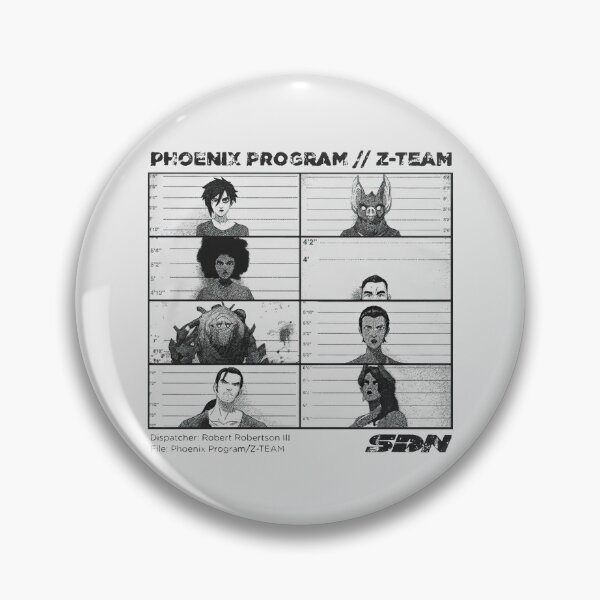 Item preview, Dispatch Z-Team Mugshot Fan Art designed and sold by VincentGoodLove.