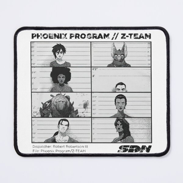 Item preview, Dispatch Z-Team Mugshot Fan Art designed and sold by VincentGoodLove.