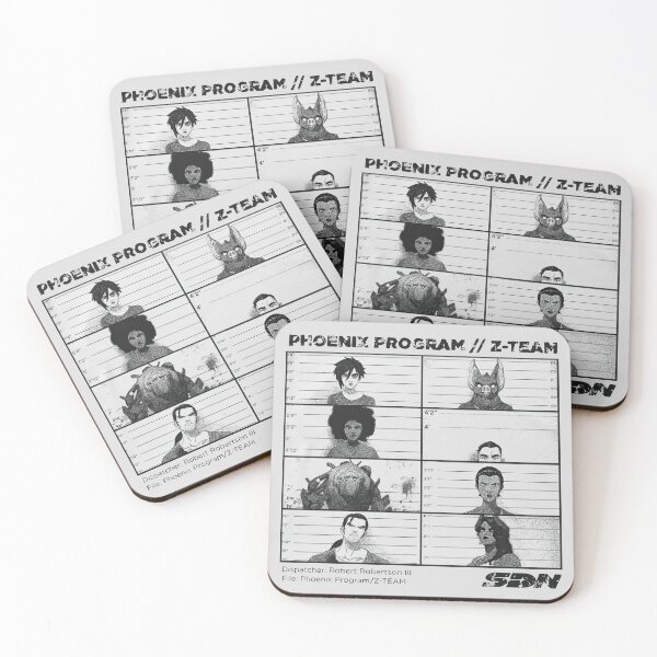 Item preview, Dispatch Z-Team Mugshot Fan Art designed and sold by VincentGoodLove.