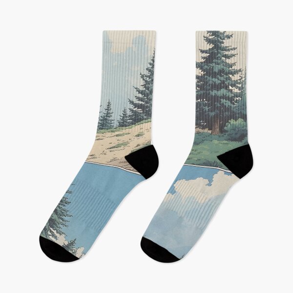 Item preview, Summer hilly landscape with pine forest designed and sold by Mianku | Für das Leben.