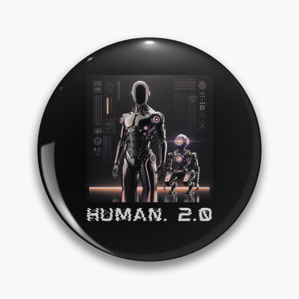 Item preview, humanoid robot art designed and sold by TEEJAMBOREE.
